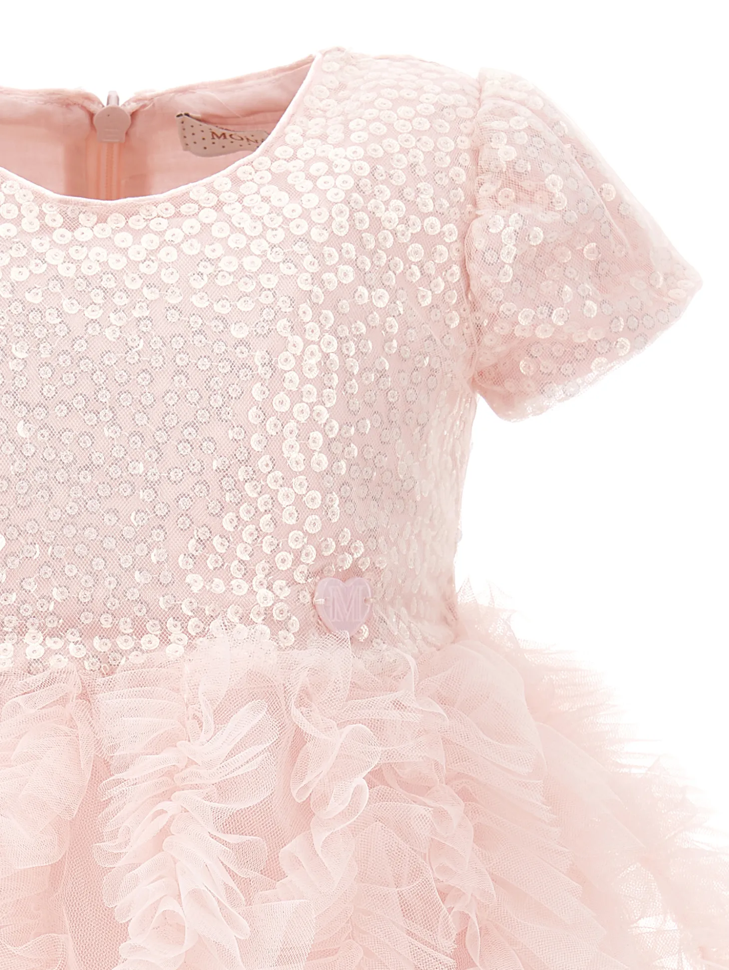 Abito tulle e paillettes