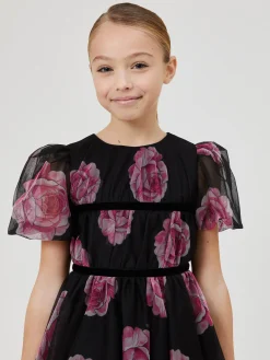 Abito tulle e rose