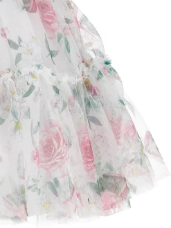 Abito tulle floreale