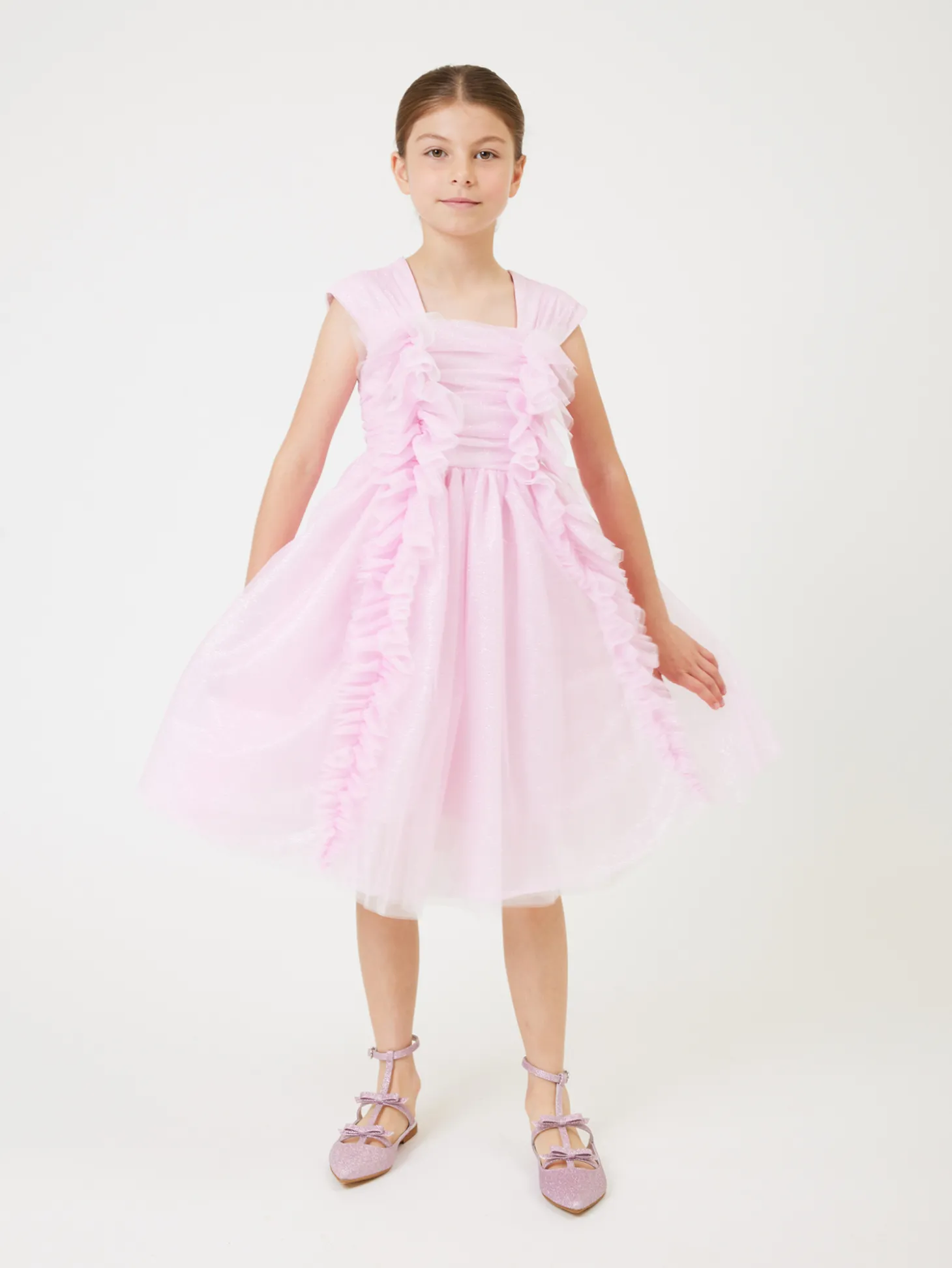 Abito tulle glitter