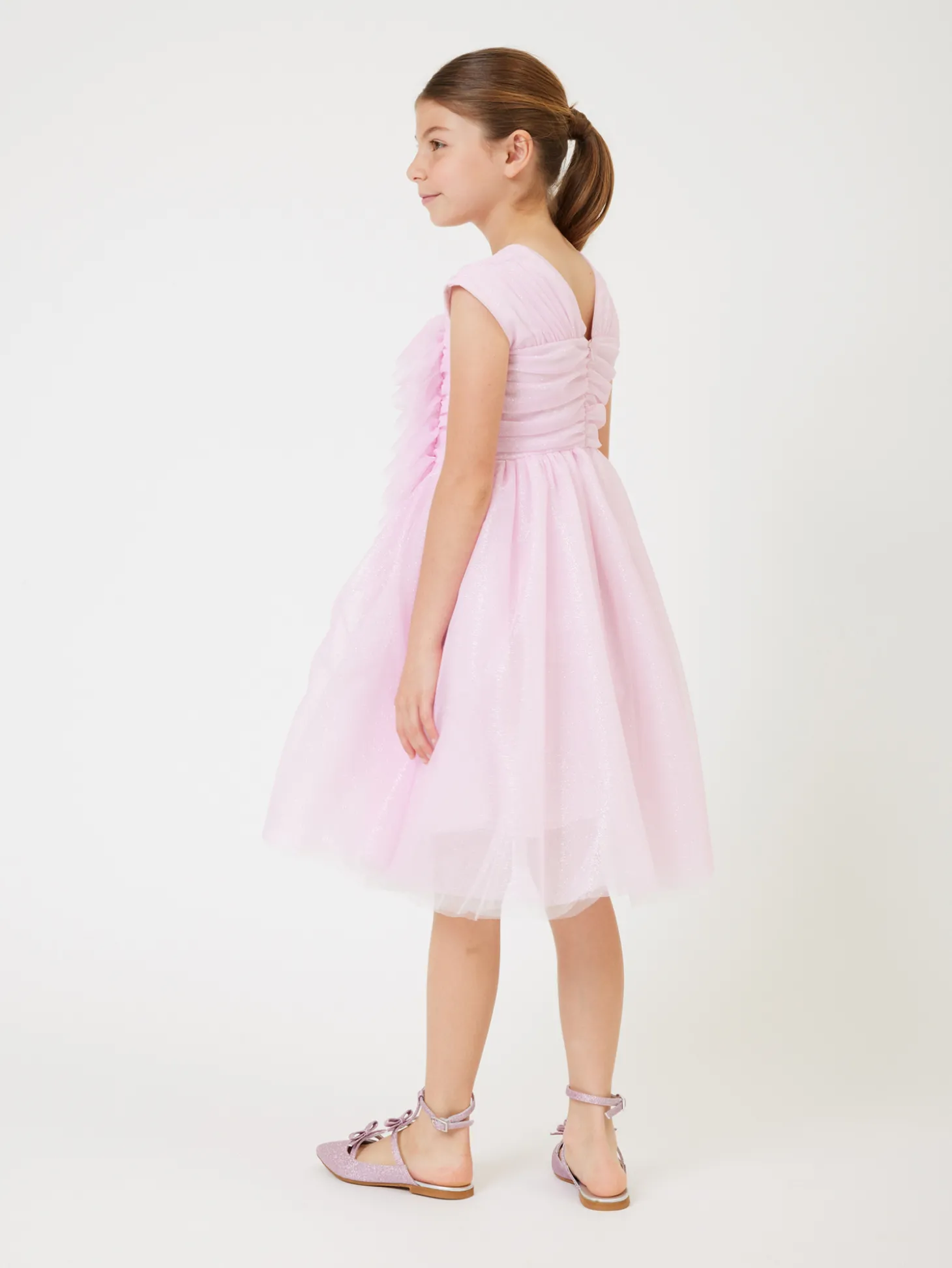 Abito tulle glitter