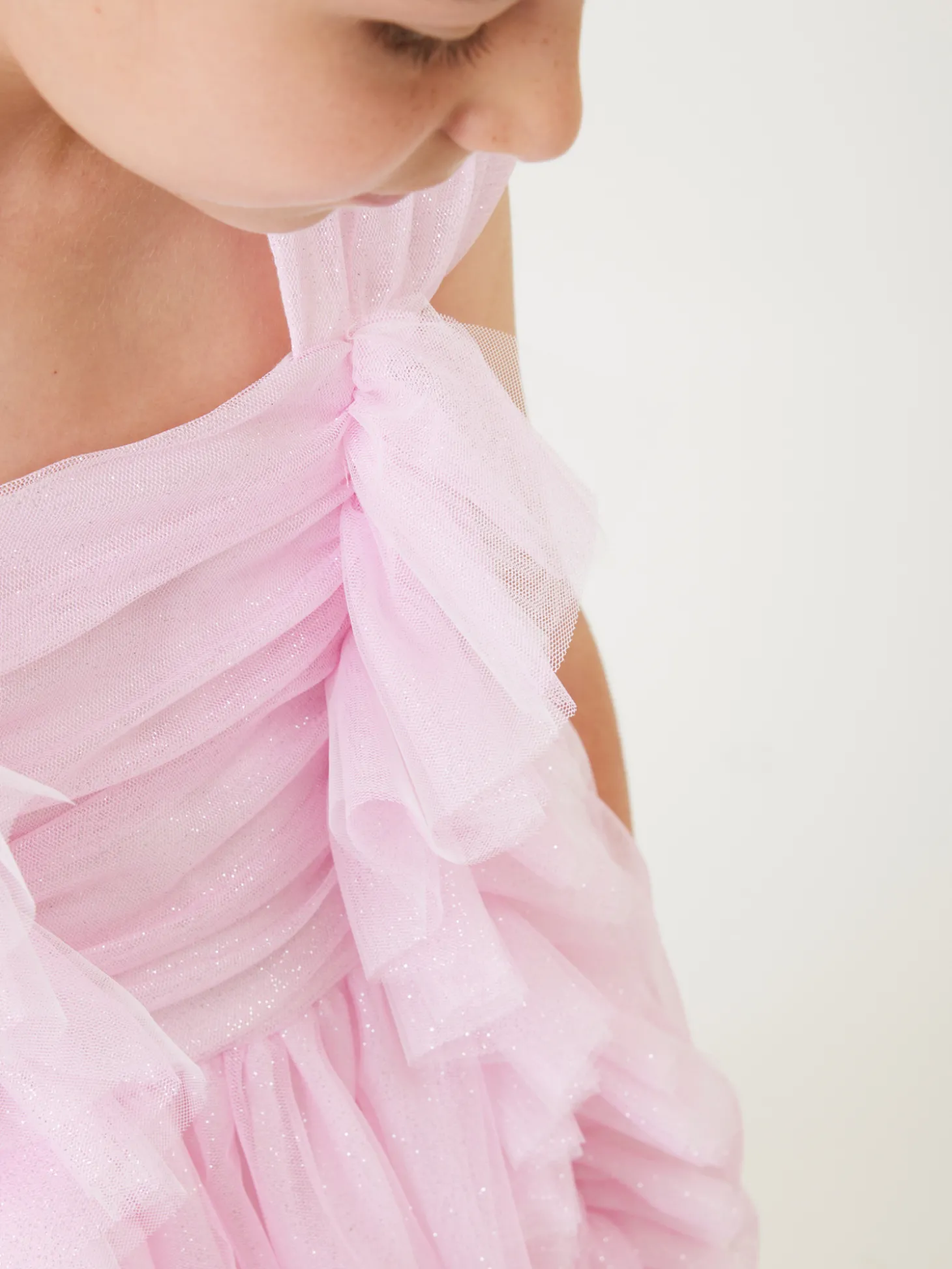 Abito tulle glitter