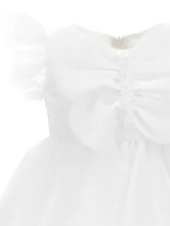 Abito tulle mano seta maxi farfalla