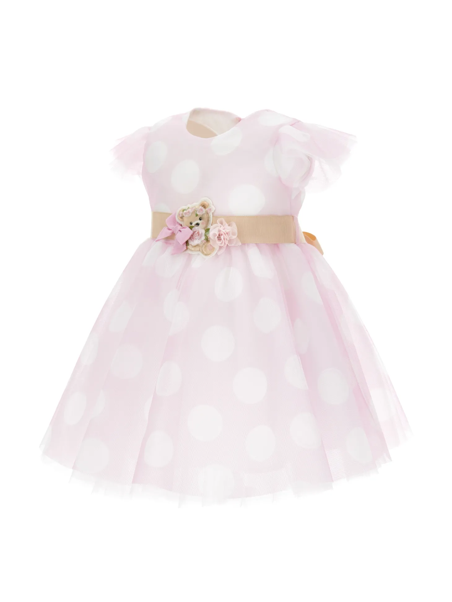 Abito tulle maxipois