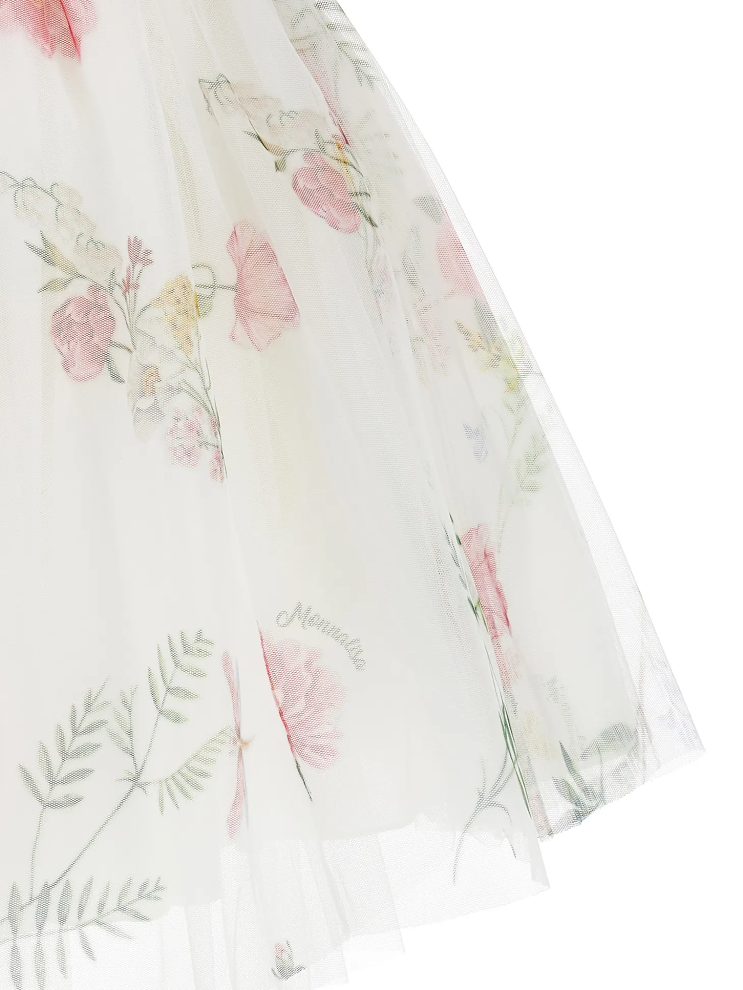 Abito tulle monospalla