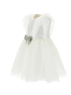 Abito tulle plissettato