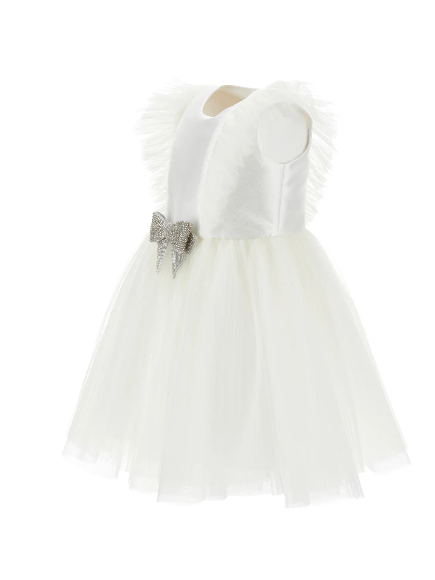 Abito tulle plissettato