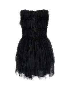 Abito tulle plissettato