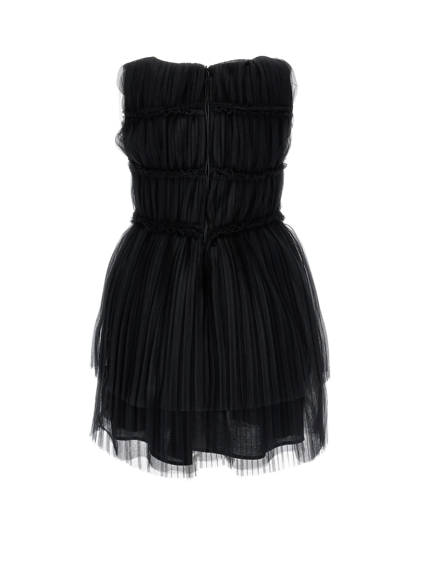 Abito tulle plissettato