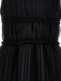 Abito tulle plissettato