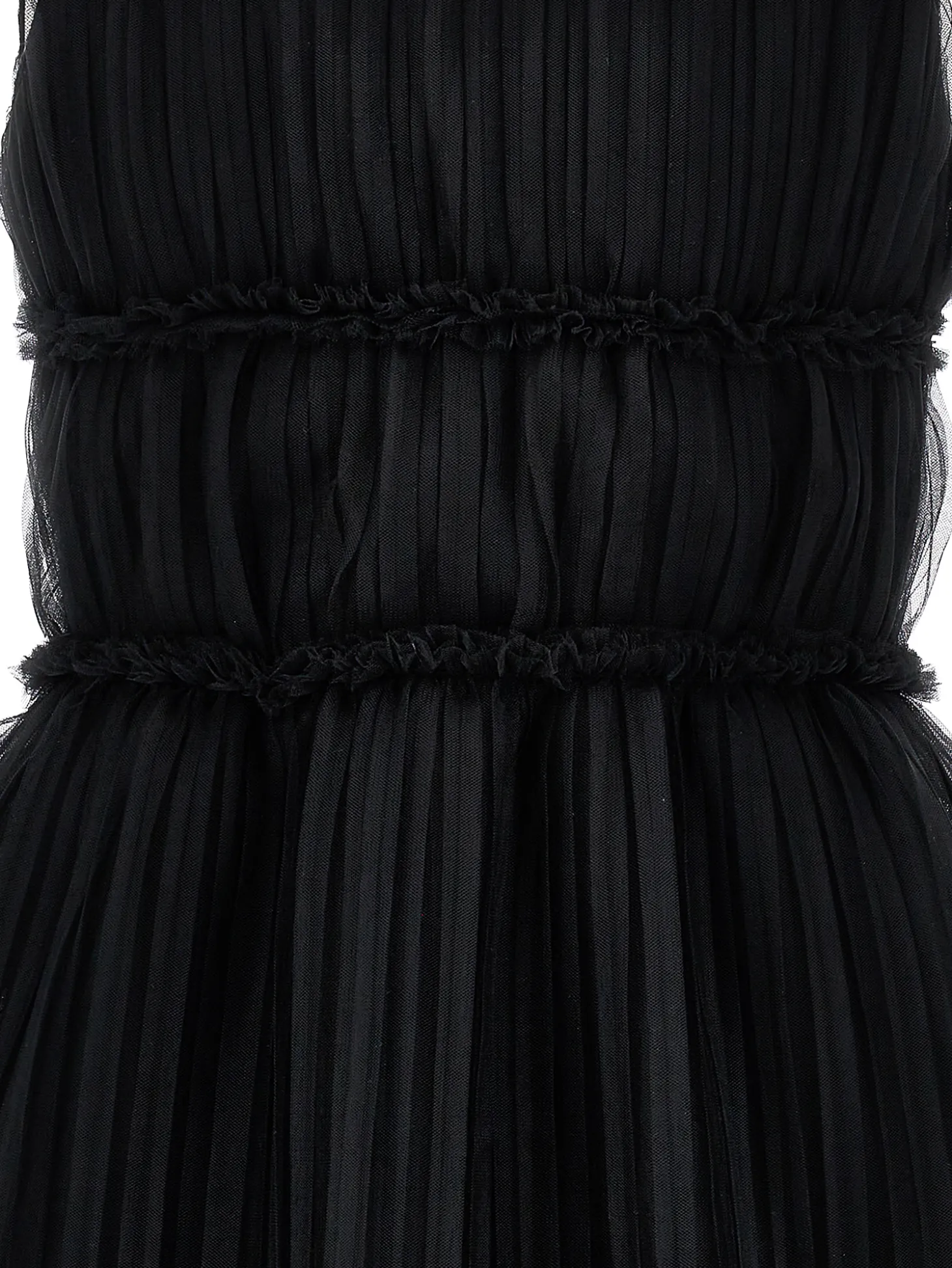 Abito tulle plissettato