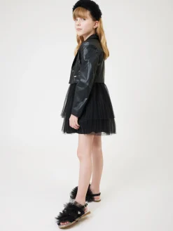 Abito tulle plissettato