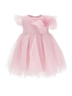 Abito tulle plumetis