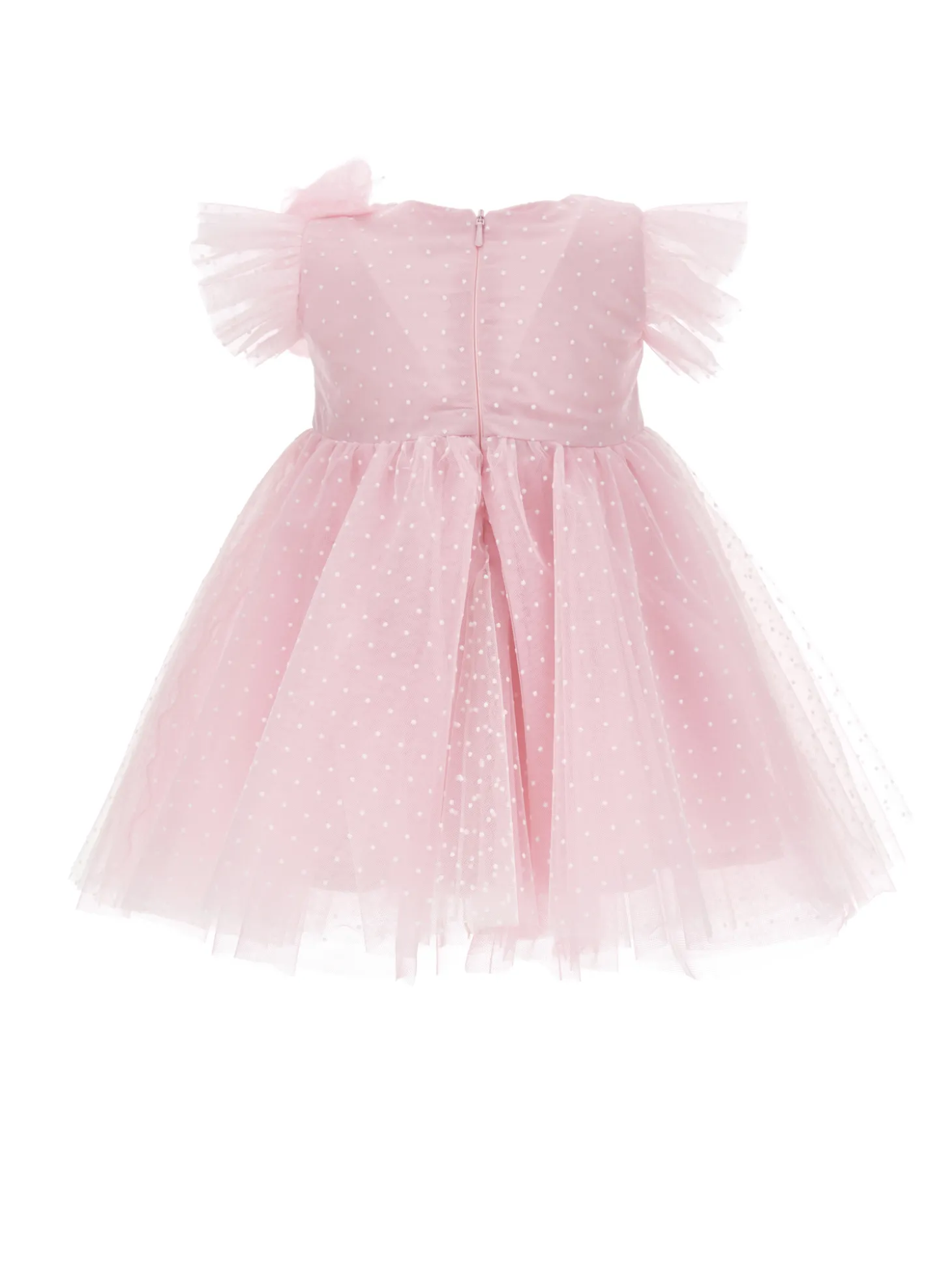 Abito tulle plumetis