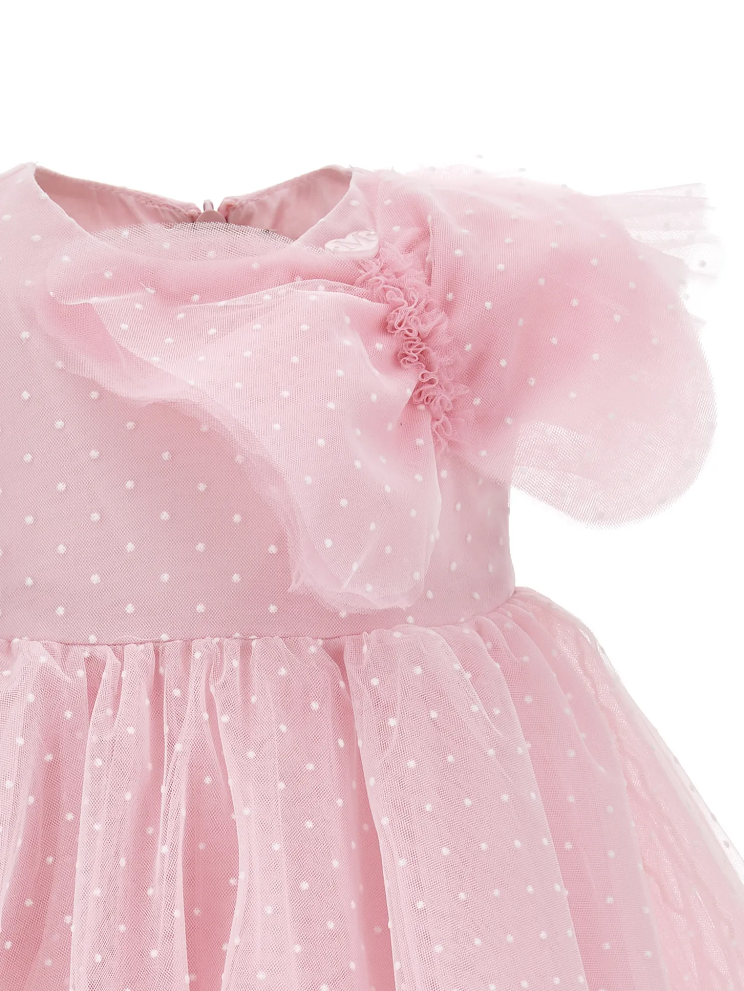 Abito tulle plumetis