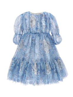 Abito tulle ramage