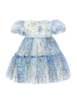 Abito tulle ramage
