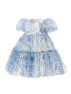 Abito tulle ramage
