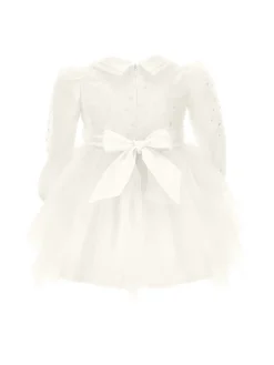 Abito tulle ricamato