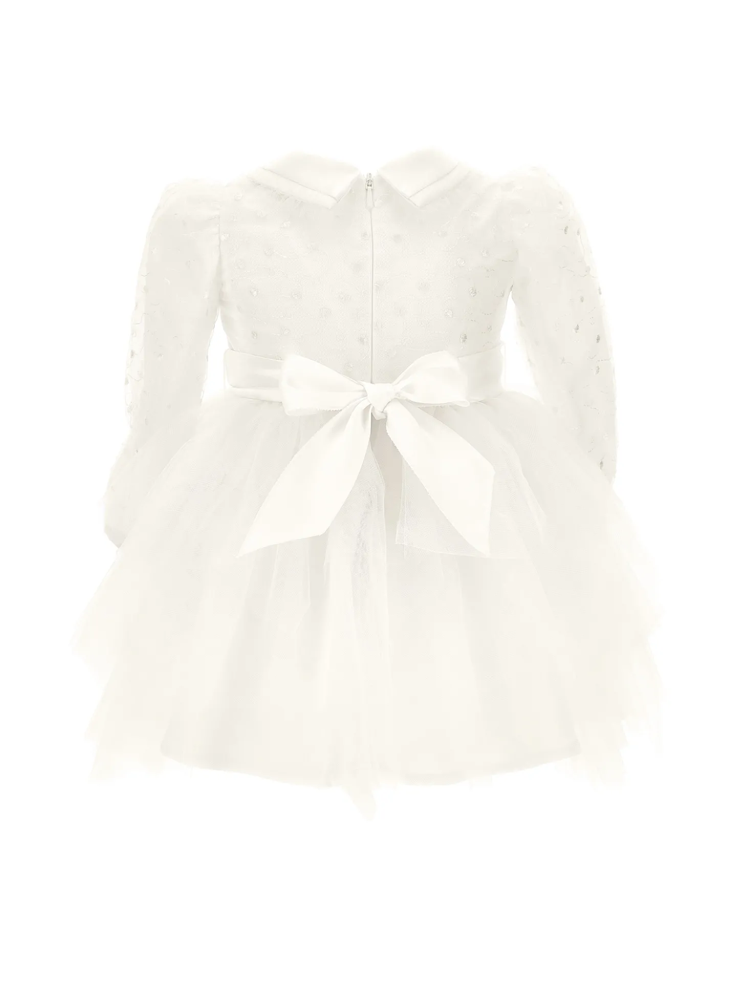Abito tulle ricamato