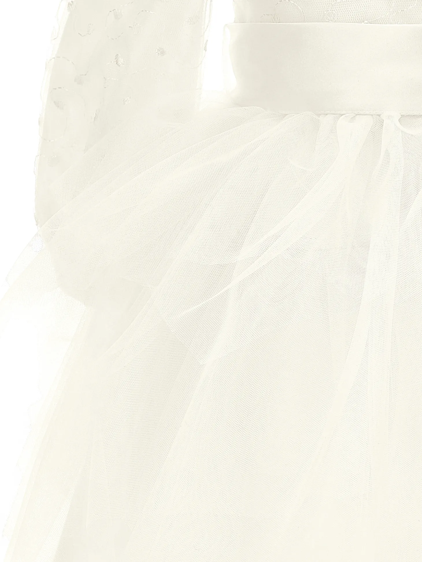 Abito tulle ricamato