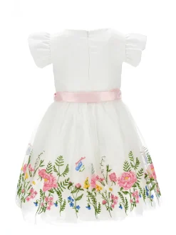 Abito tulle ricamato