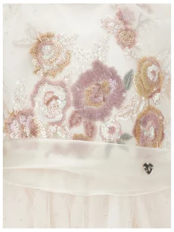 Abito tulle ricamo paillettes