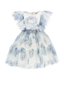 Abito tulle rose di ghiaccio