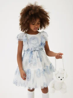 Abito tulle rose di ghiaccio