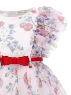 Abito tulle stampa ciliegie