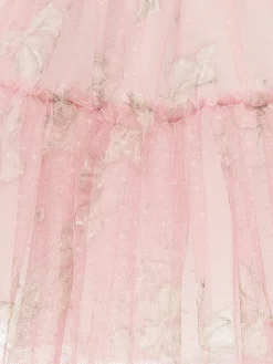 Abito tulle stampa fiocchi