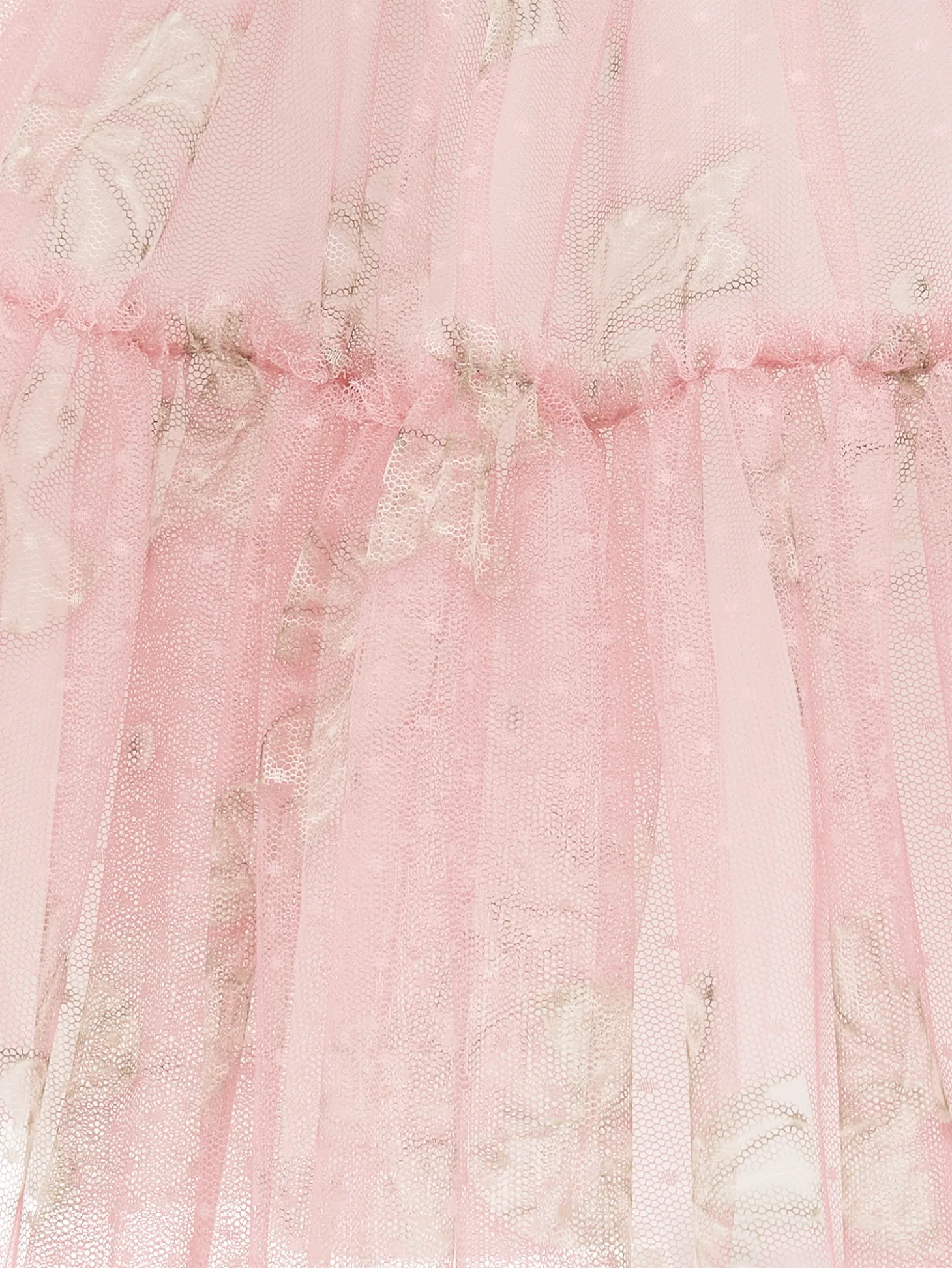 Abito tulle stampa fiocchi