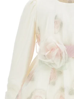 Abito tulle stampato