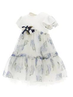 Abito tulle vita alta