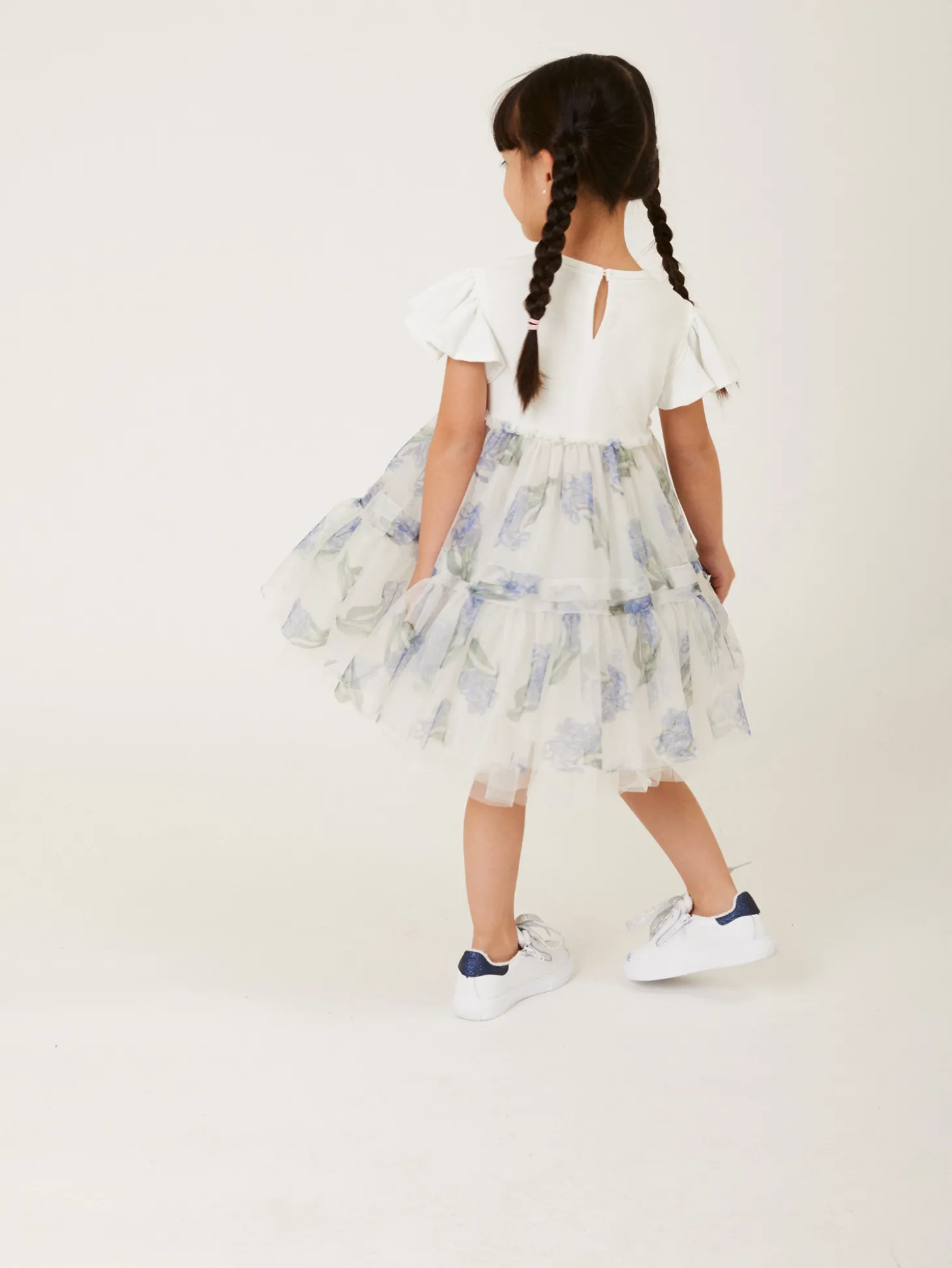 Abito tulle vita alta