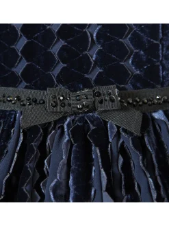 Abito velluto e strass