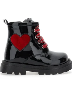 Anfibi vernice con cuore