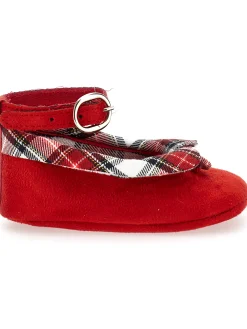 Ballerine con collettino tartan