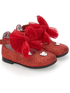 Ballerine glitter con fiocchi