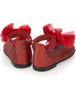 Ballerine glitter con fiocchi