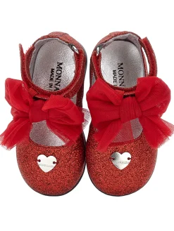 Ballerine glitter con fiocchi