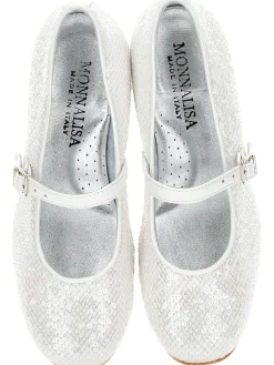 Ballerine in maglia paillettes