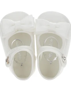 Ballerine mikado con fiocco