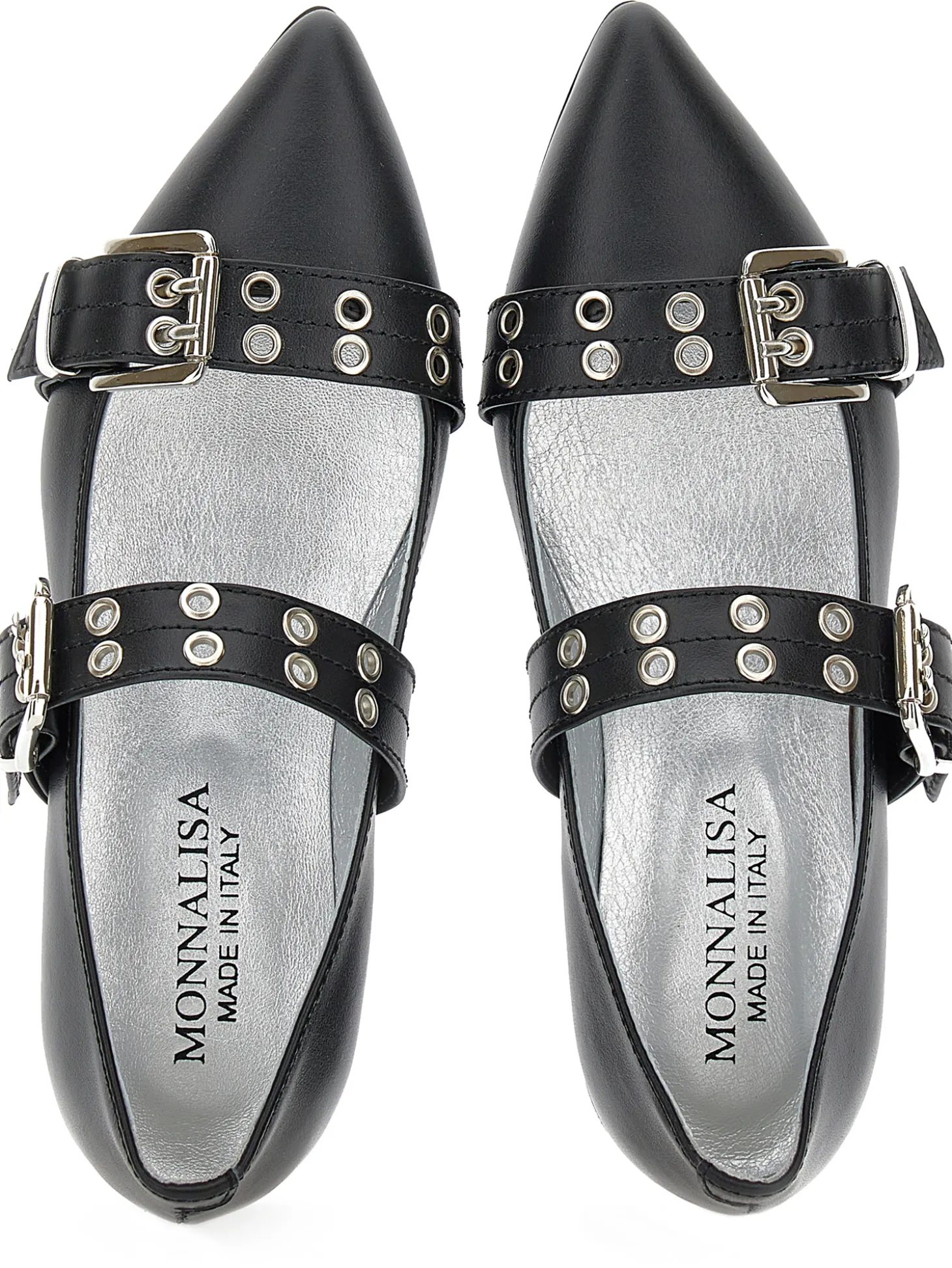 Ballerine pelle con fibbia