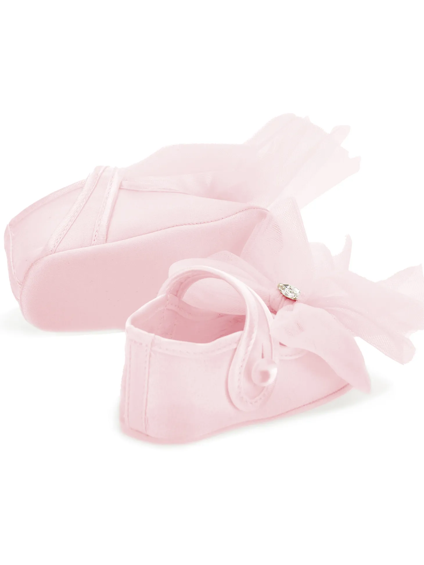 Ballerine raso con maxifiocco