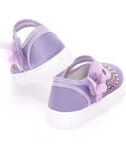 Ballerine raso con strass