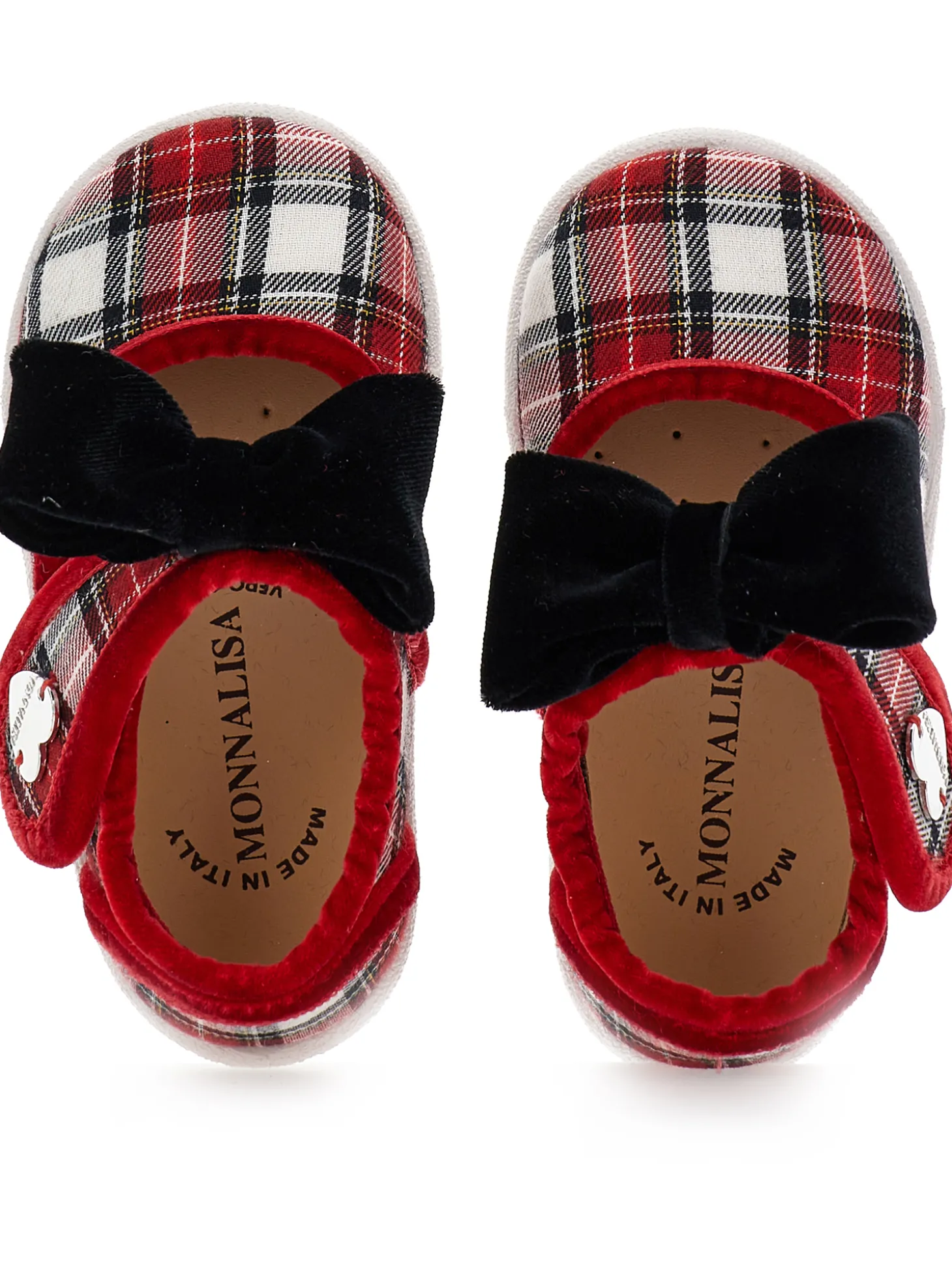 Ballerine tessuto tartan
