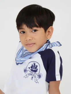 Bandana viscosa  stampa marine