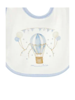 Bavaglina cotone con retro in spugna