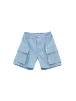 Bermuda cargo chambray